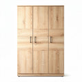 Wooden storage cabinet with multiple compartments for home or office use 180 x 90 x 40cm
